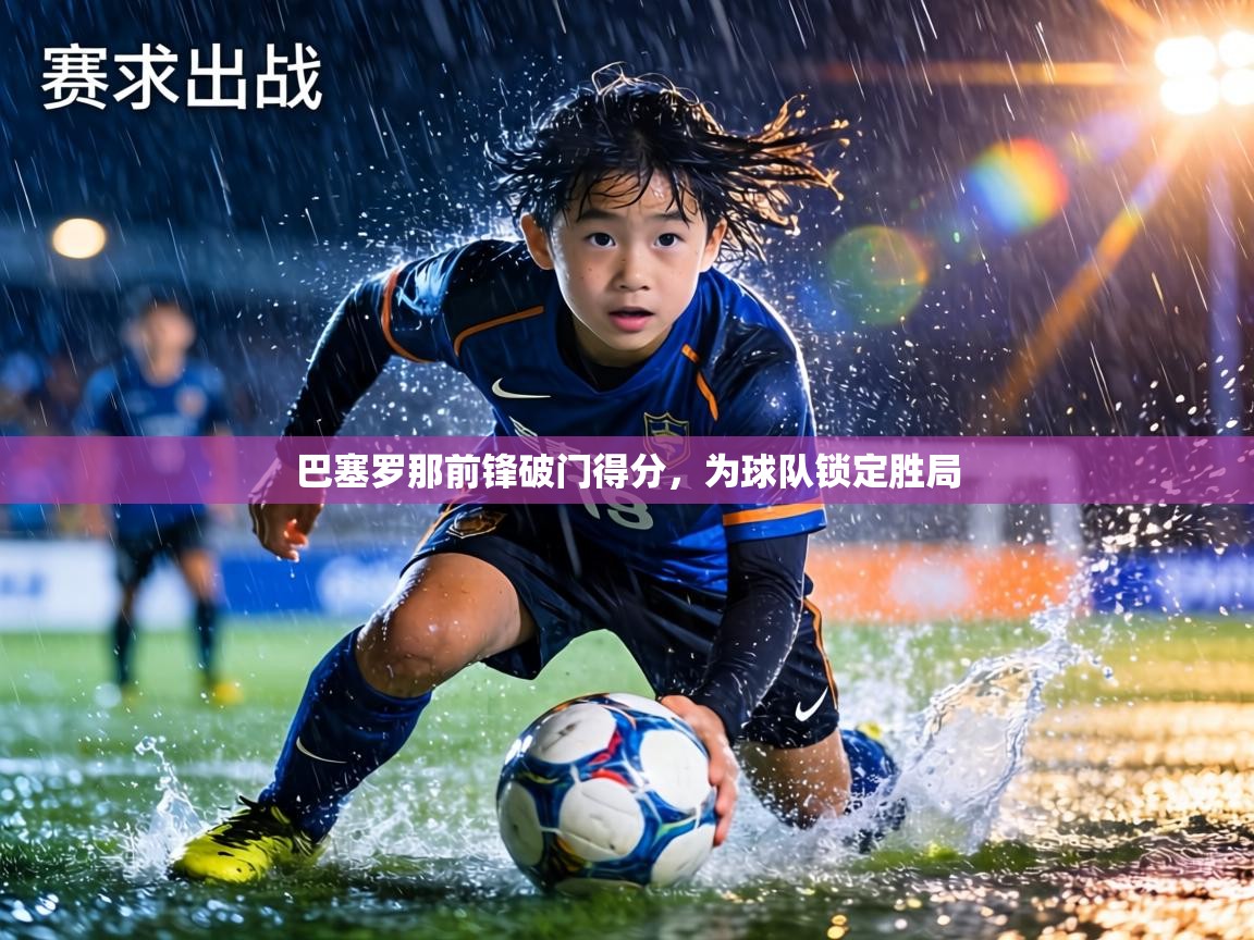 巴塞罗那前锋破门得分，为球队锁定胜局