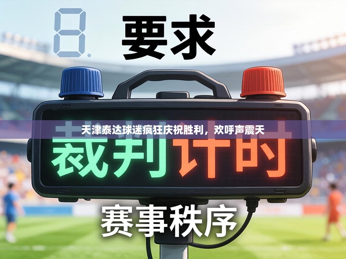 天津泰达球迷疯狂庆祝胜利，欢呼声震天